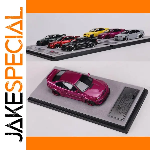 1:64 M3 E46 Resin Car Model for Collection and Display