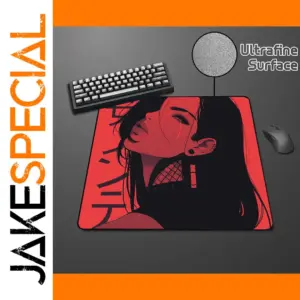 Anime Girl Gaming Mouse Pad 45x40cm E-Sports Surface