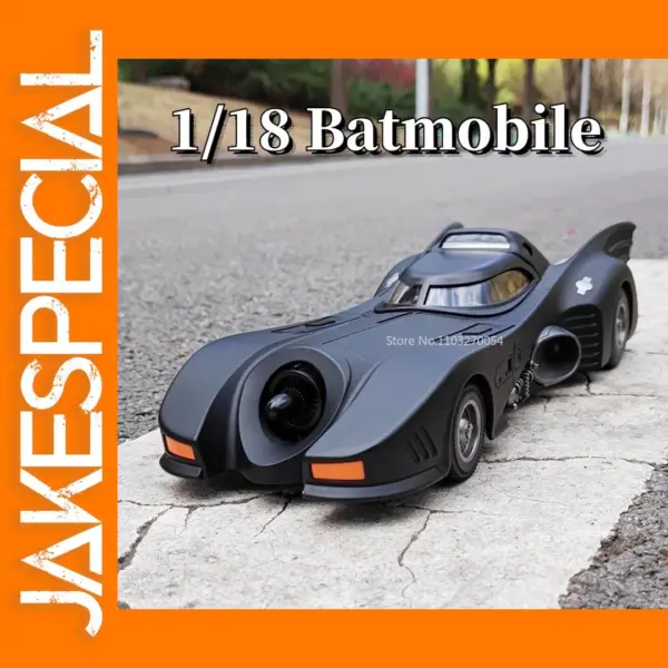 1/18 Scale Diecast Batmobile with Lights & Sound