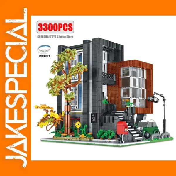 Modern Villa Modular Building Blocks Model
