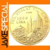 1978 Turkey 1000 Lira Replica Gold Coin