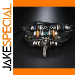 Turkish Eye Leather Bracelet for Unisex
