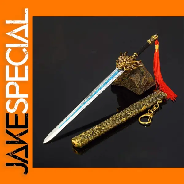 22cm Golden Dragon Toy Katana Model