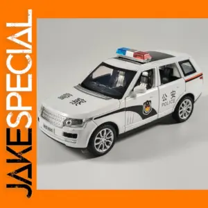 1:32 Land Rover Range Rover Police SUV Diecast Toy
