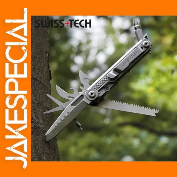 11-in-1 Swiss Tech Multi-Tool Knife