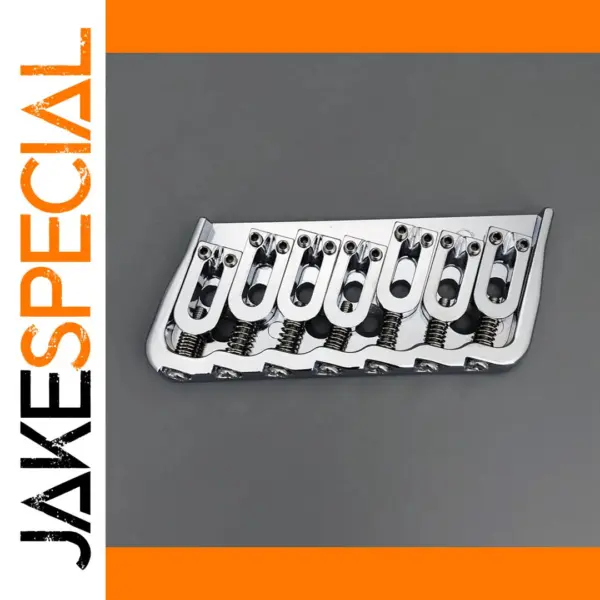 Multi-scale 7 Strings Guitar Bridge Black Chrome