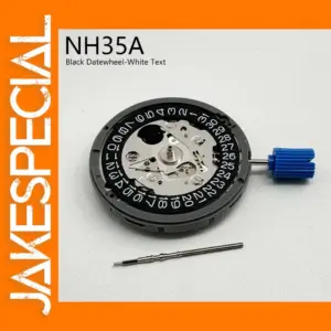 NH35A Automatic Mechanical Watch Movement Black