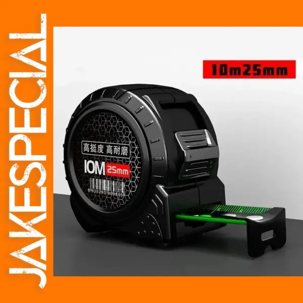 10M Self Locking Fluorescent Tape Measure