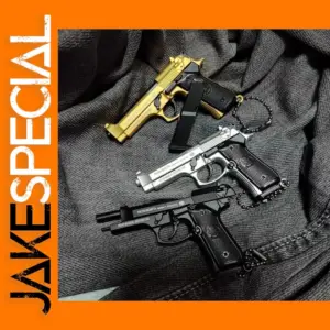 Mini G17 Alloy Pistol Keychain Pendant