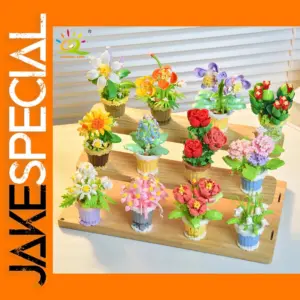 Flower Micro Building Blocks Set by Huiqibao