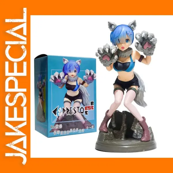Rem Gray Wolf PVC Figure 19CM Collectible