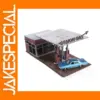 1/72 Scale Wooden Gas Station Model Kit