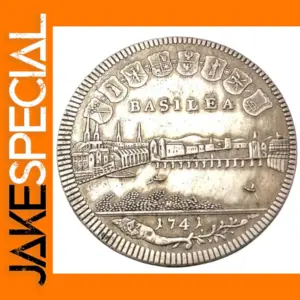 1741 Basel Silver Plated Replica Coin