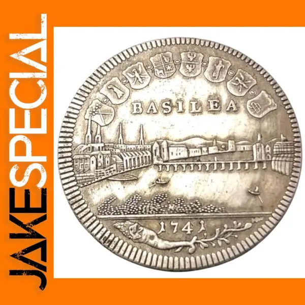 1741 Basel Silver Plated Replica Coin