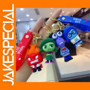 Inside Out Kawaii Keychain Figure Pendant