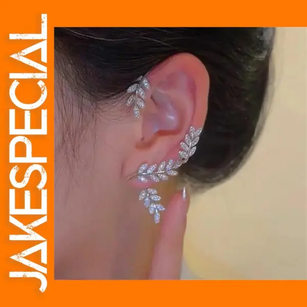 Zircon Butterfly Ear Cuff for Women
