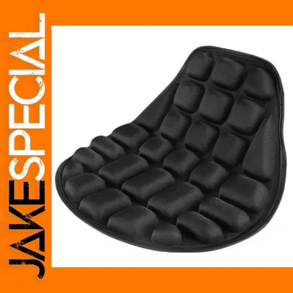 Ergonomic Motorcycle Seat Cushion with Non-Slip Design