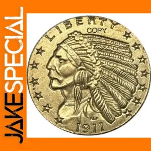 1911 Liberty Eagle Brass Commemorative Coin