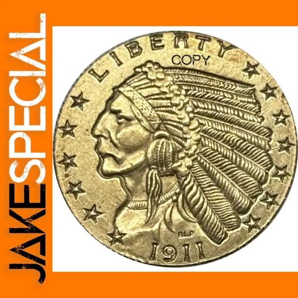 1911 Liberty Eagle Brass Commemorative Coin
