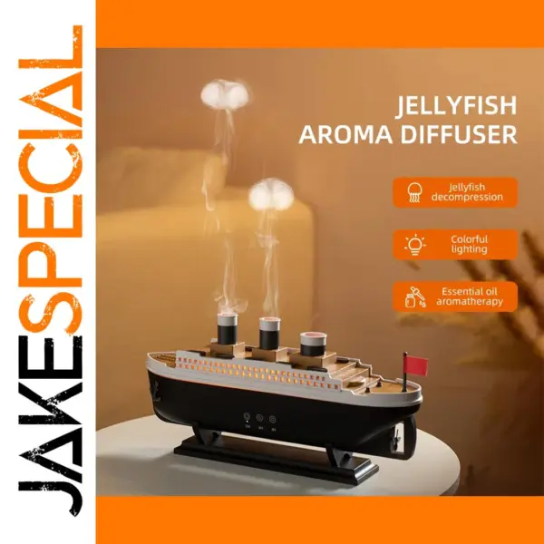 Humidifier Aromatherapy Ship Model with Remote