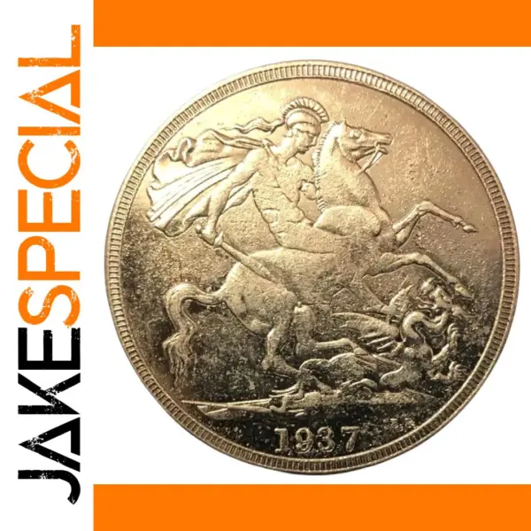 1937 George VI Gold Plated Replica Coin