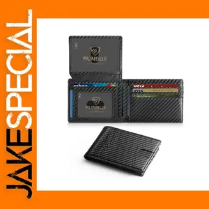 Ultra Thin RFID Leather Wallet with ID Window