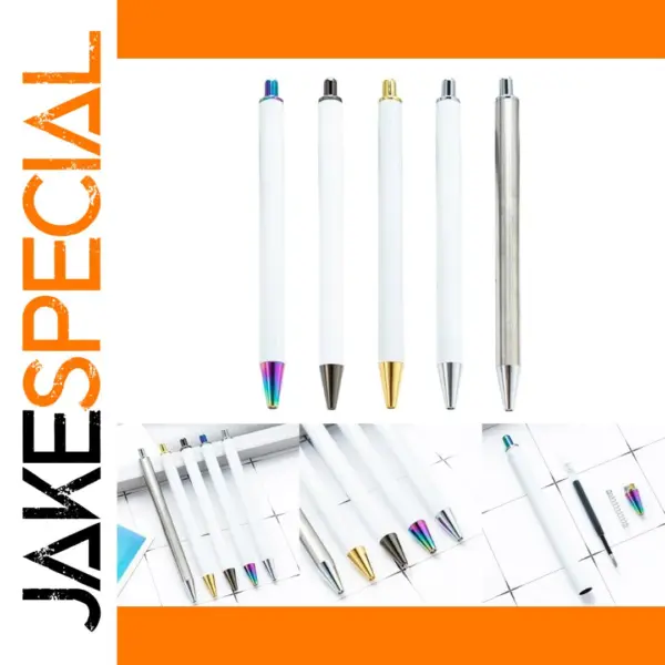6-Pack Sublimation Retractable Ballpoint Pens