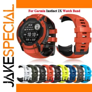Garmin Instinct 2X Solar Silicone Watch Band