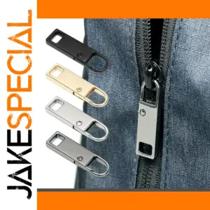 Detachable Zipper Pulls for Bags and Jeans