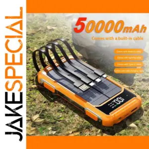 50000mAh Solar Powerbank with Fast Charging