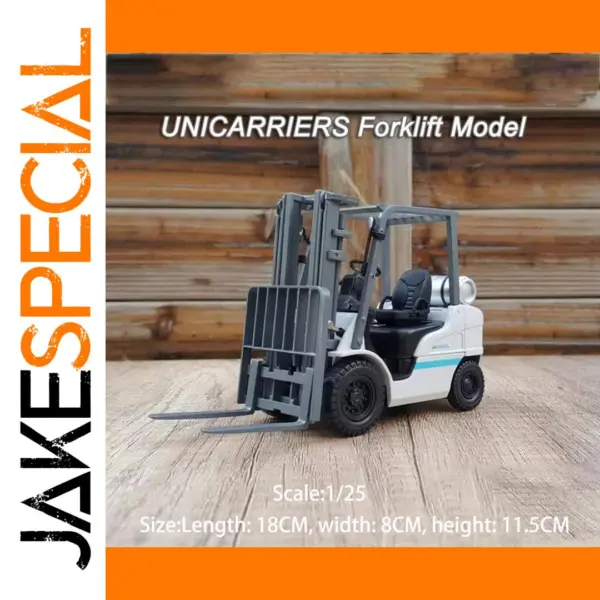 DM Diecast 1:25 Forklift Stacker Mechanical Model