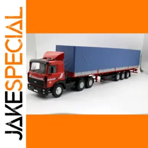 1:43 Scale MAZ-6422 Truck and Trailer Model