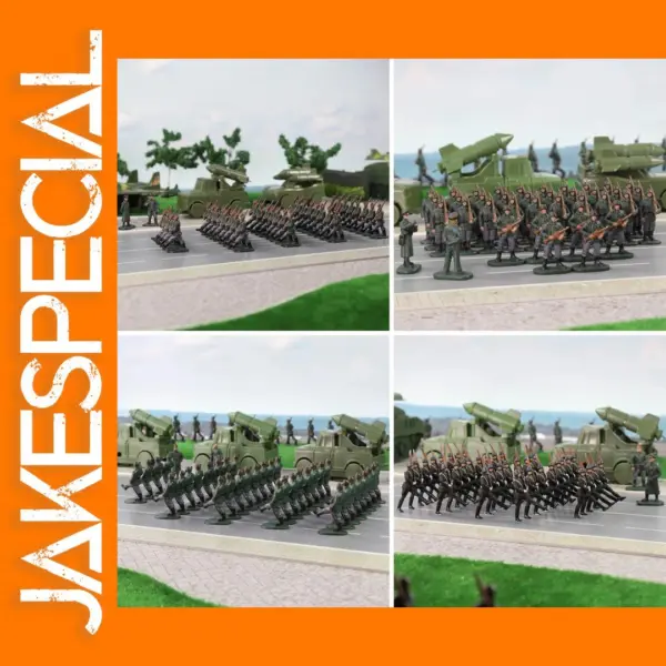 38pcs HO Scale Military Figures Set