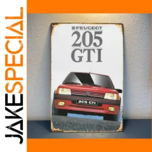 Metal Car Poster Vintage Decor 20x30cm
