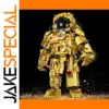 Golden Astronaut Building Blocks Set for Kids