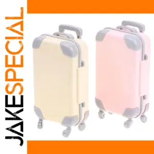 Mini Plastic Luggage for Dolls 1/12 Scale