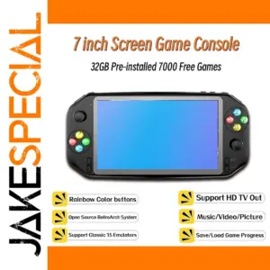 7 Inch Portable Handheld Game Console 32GB