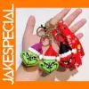 10pc Christmas Cartoon Keychain Pendant Set