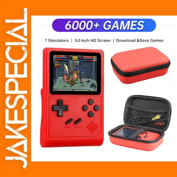 6000 Games Handheld Game Console with AV Output