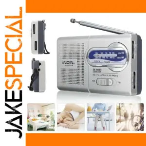 Portable AM/FM Radio BC-R119 in Silver