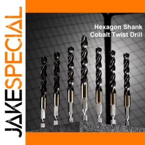 Hex Shank Twist Drill Bits for Metal Drilling