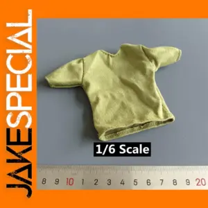 1/6 Scale Green T-shirt for Action Figures