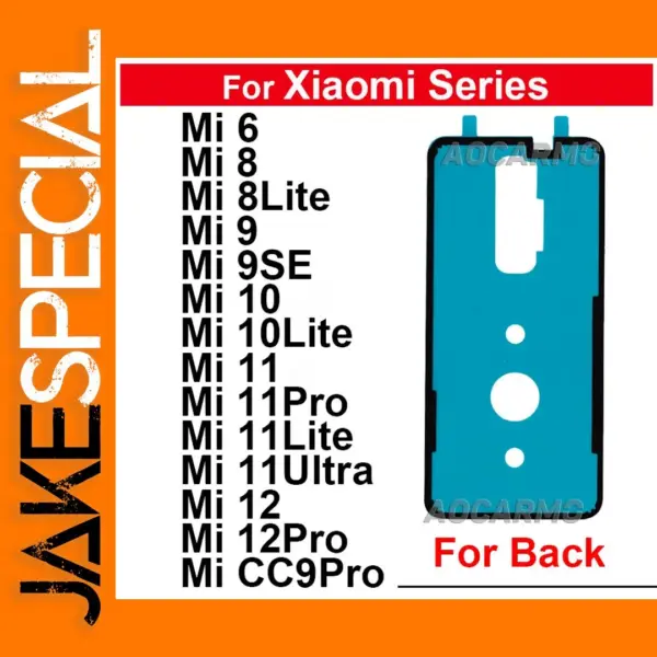 Xiaomi Rear Door Housing Adhesive Sticker Set