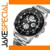 Men's Dual Display Waterproof Digital Watch