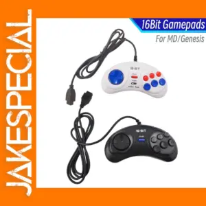 Wired Gamepad for Sega Mega Drive/Genesis