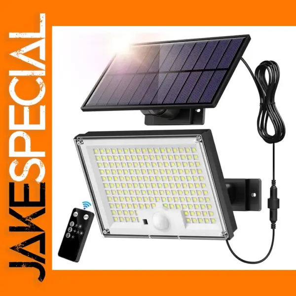 172LED Solar Motion Sensor Light with Remote