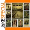 The Walking Dead Retro Canvas Print Poster