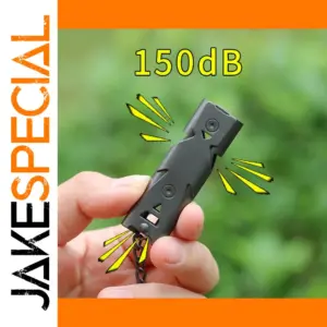 150DB High-Frequency Rescue Whistle Steel Survival Tool