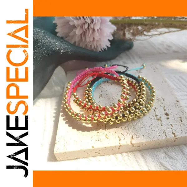 Handmade Copper Beaded Bracelets for Women