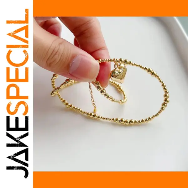 Heart Pendant Necklace for Women in Gold